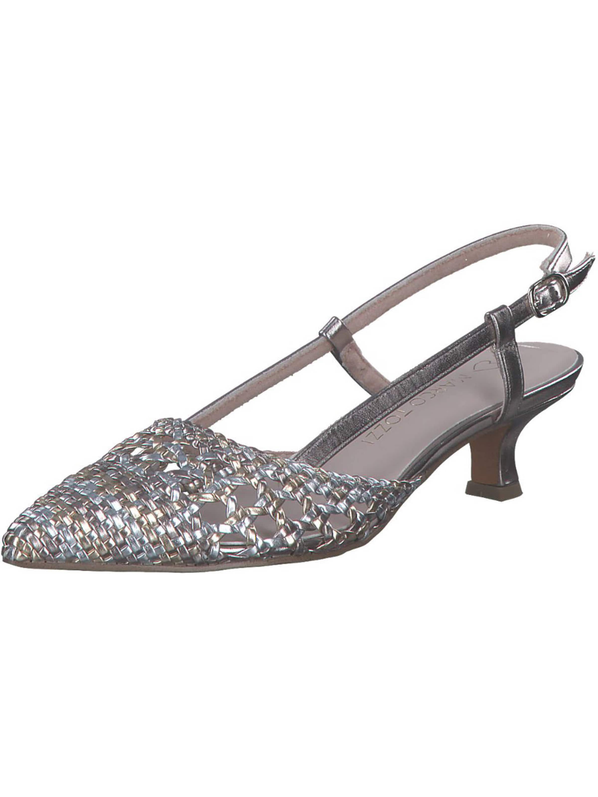 MARCO TOZZI Slingback Pumps '29502' in Gold / Silver, Item view