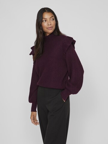 VILA Sweter 'BOOBA' w kolorze fioletowy: przód