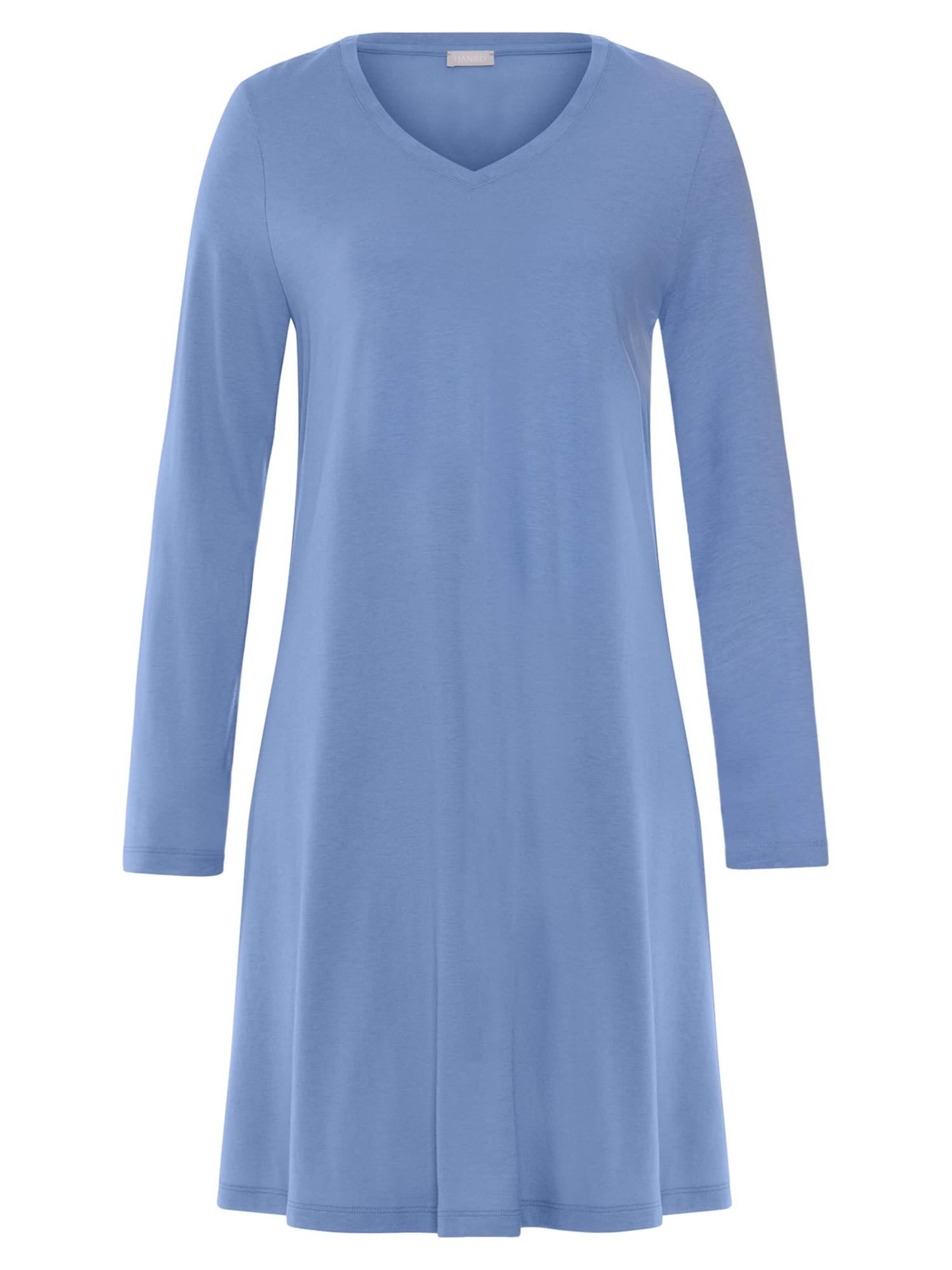 Hanro Nightgown 'Sleep & Lounge' in Blue: front
