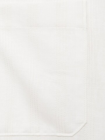 MANGO MAN Regular fit Button Up Shirt 'IBIZA' in White