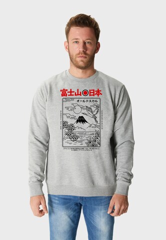 Oldskull Sweatshirt in Grey: front