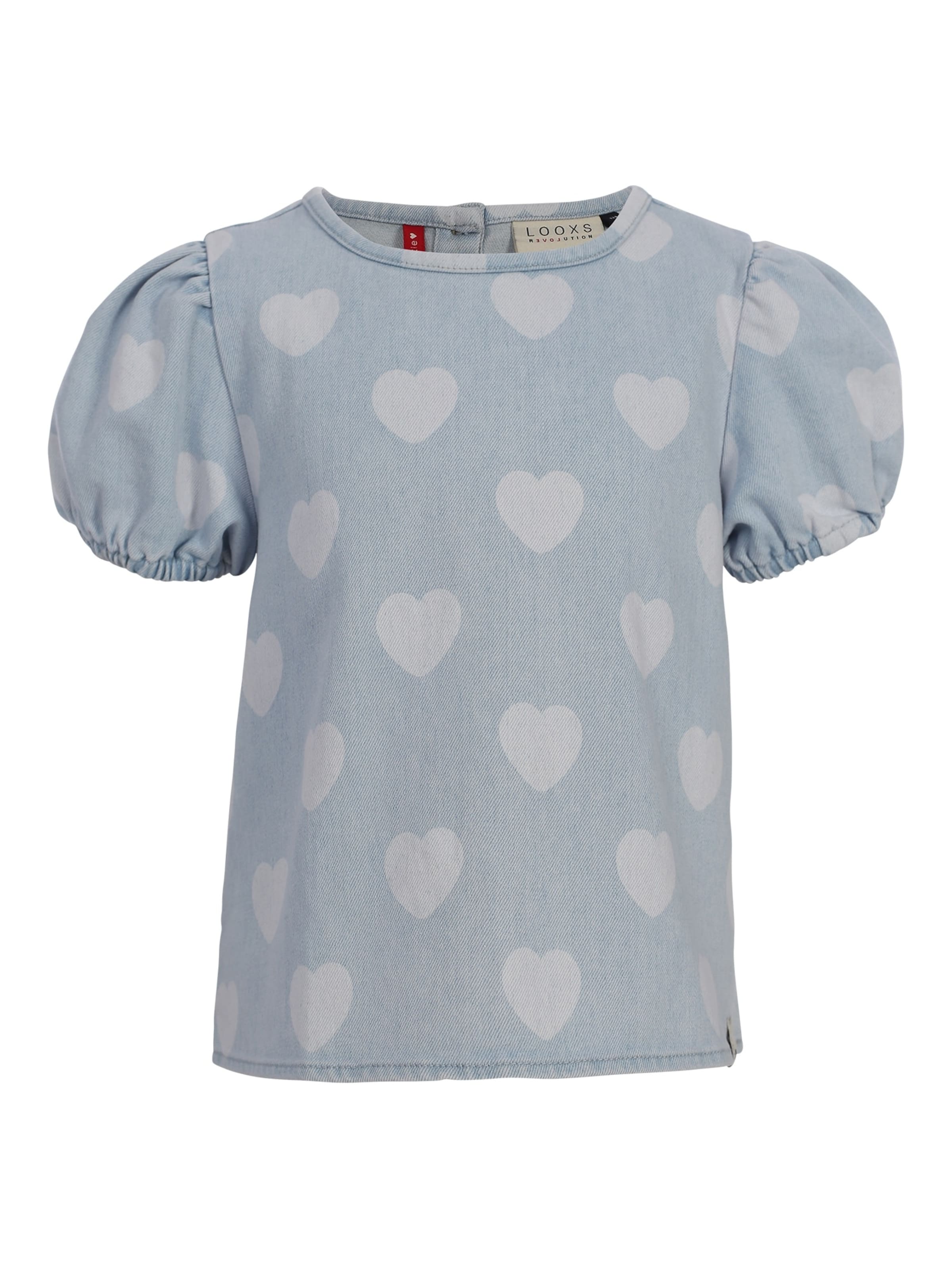 Looxs Revolution Blouse in Blue: front