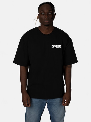 Crystal Paris Shirt 'Champs' in Zwart: voorkant