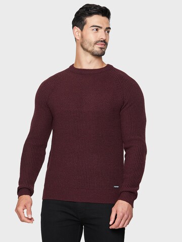 Threadbare Sweater 'Reed' in Red: front