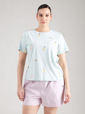 Maglietta 'CARKITA' di ONLY Carmakoma in blu: frontale