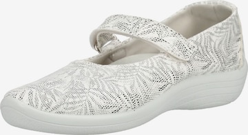 Ballerines à lanières Arcopedico en blanc : devant