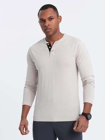 Ombre Shirt in Grey: front