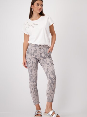Coupe slim Pantalon cargo monari en beige