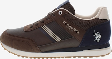 U.S. POLO ASSN. Sneakers in Brown: front