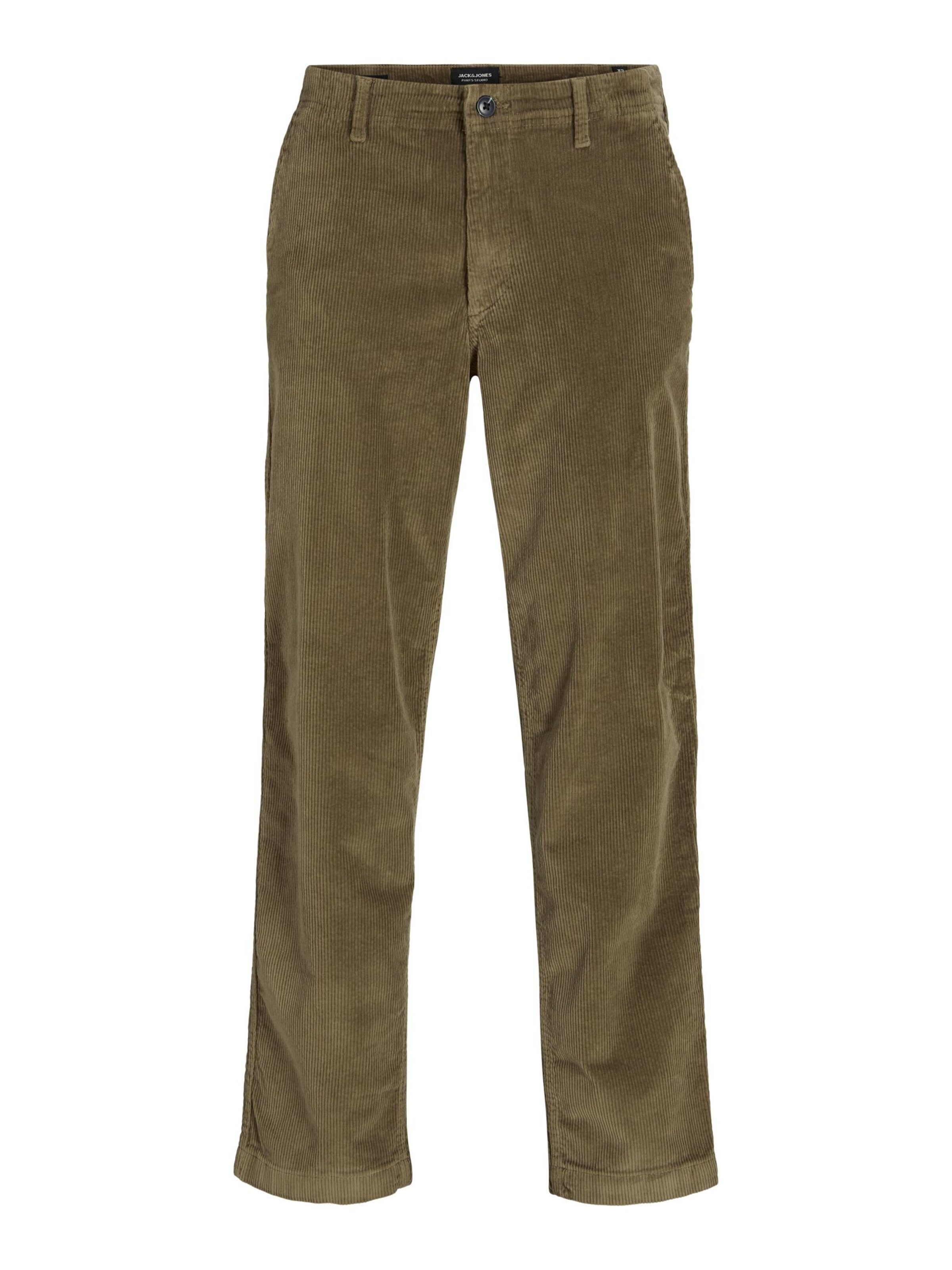 JACK & JONES Loosefit Chino in Bruin: voorkant