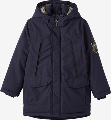 NAME IT Winter Jacket 'Miller' in Blue: front