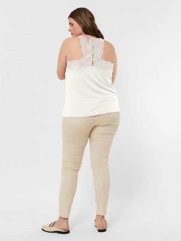 Vero Moda Curve Top 'Ana' in Weiß