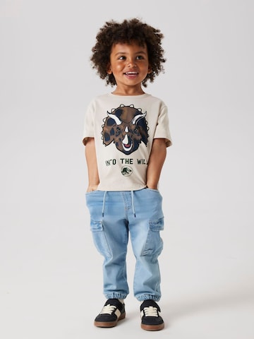T-Shirt NAME IT en beige : devant