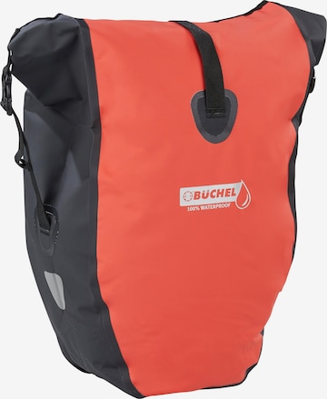 Büchel Fahrradtasche in Orange: Vorderseite