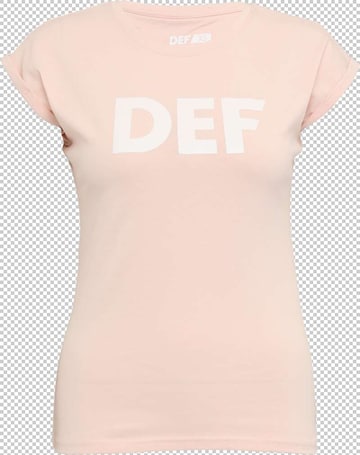 DEF Футболка в Ярко-розовый: спереди