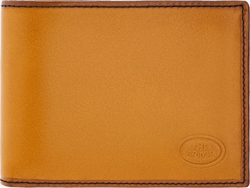 The Bridge Wallet in Brown: front