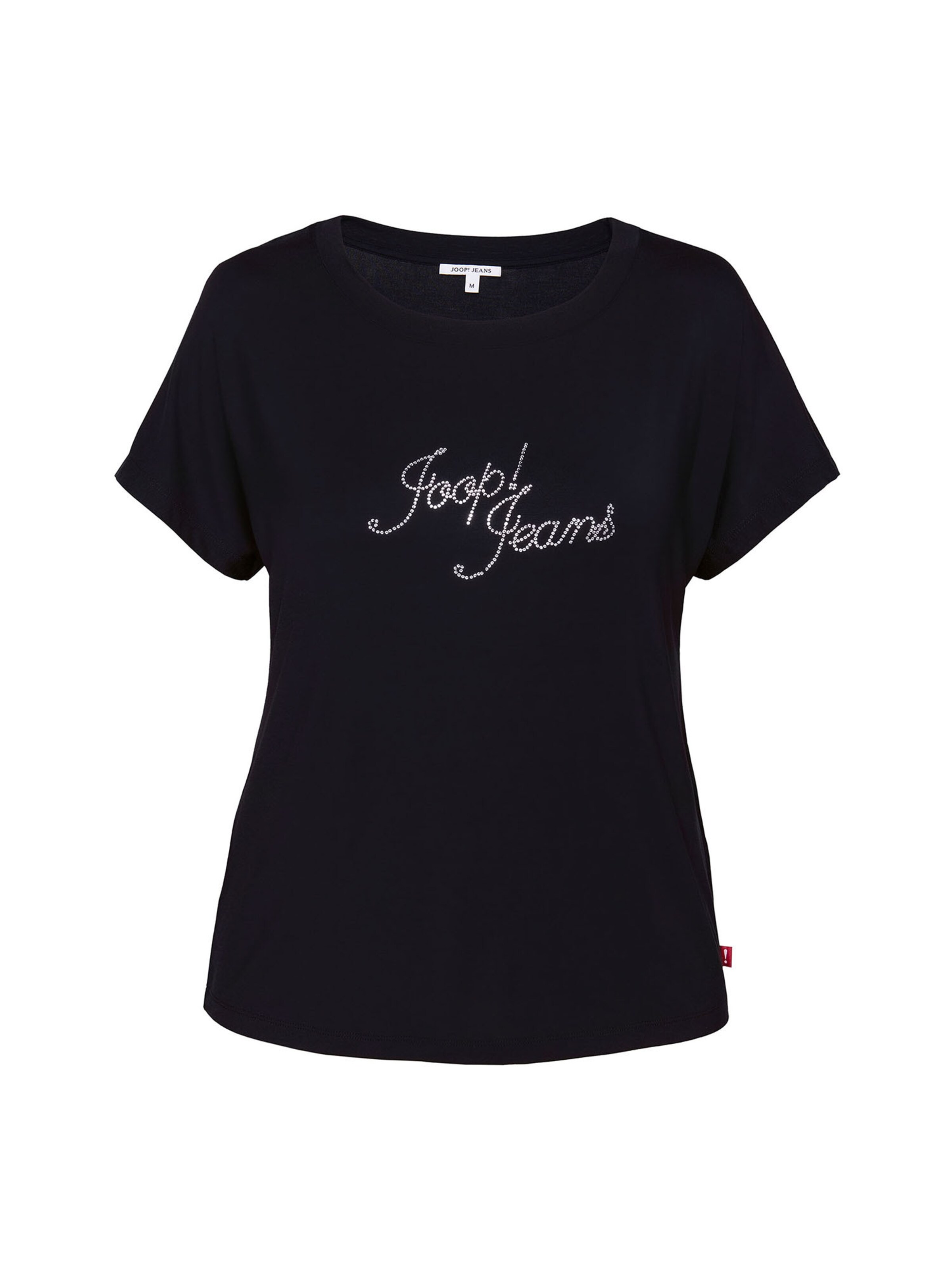 JOOP! Jeans Slaapshirt ' Glamour ' in Zwart: voorkant