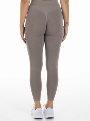 Divina Skinny Sporthose 'Sleek' in Braun