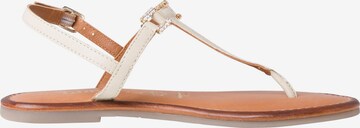 TAMARIS T-Bar Sandals in Beige