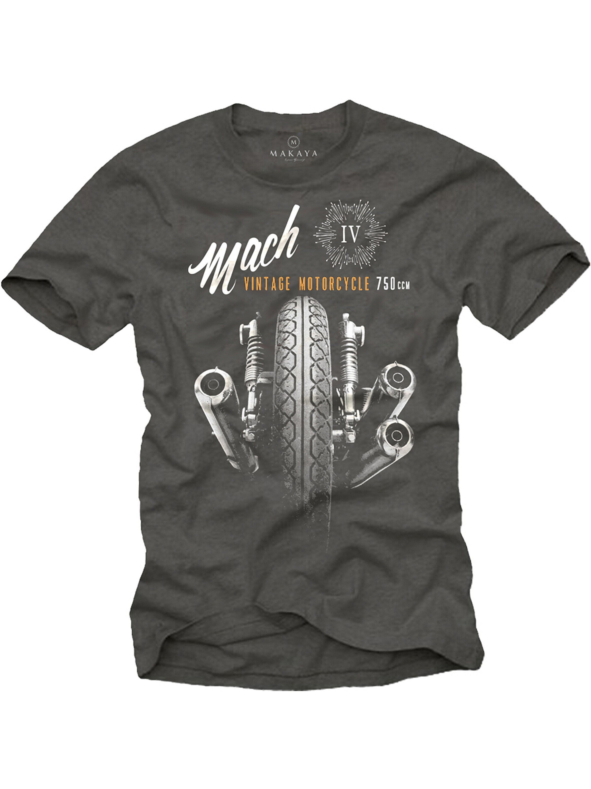 MAKAYA Shirt 'Mach 4' in Grey: front