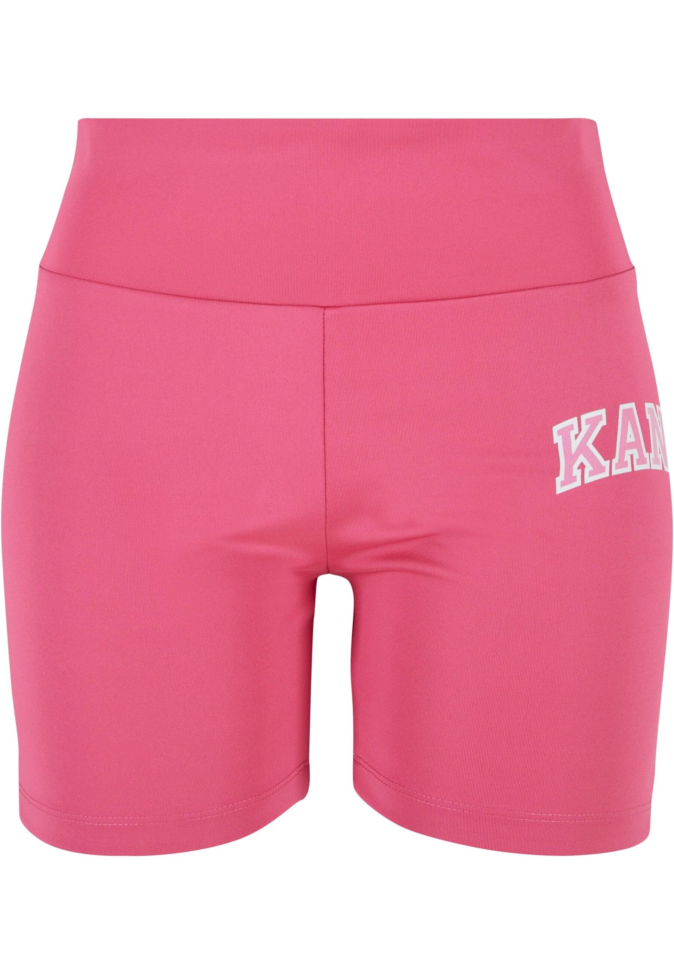 Karl Kani - Skinny Pantalón deportivo en rosa: frente