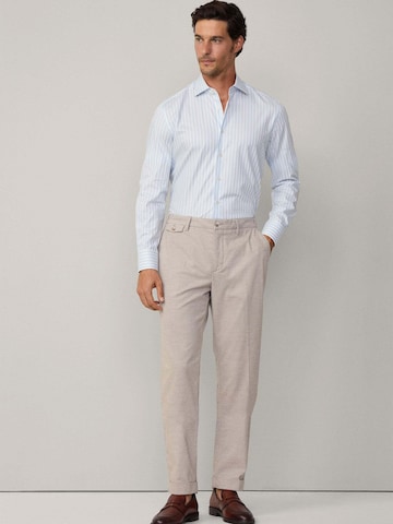Hackett London Slim Fit Hemd in Blau