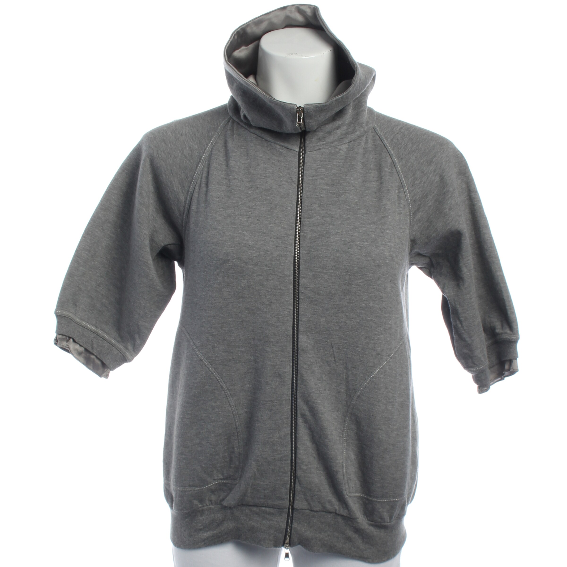 Brunello Cucinelli Sweatshirt / Sweatjacke in S in grau, Produktansicht