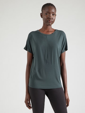 T-shirt fonctionnel CURARE Yogawear en vert : devant