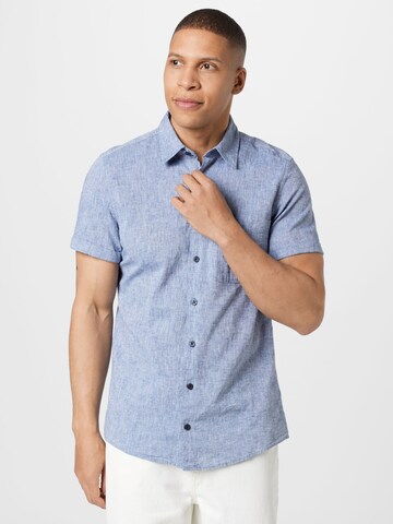 Coupe regular Chemise 'Corvin' STRELLSON en bleu : devant