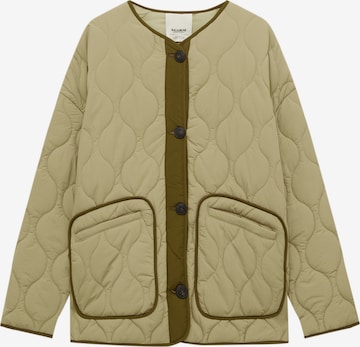 Pull&Bear Between-season jacket in Green: front