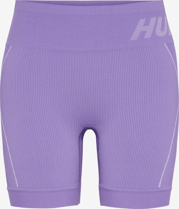 Skinny Pantalon de sport 'Christel' Hummel en violet : devant