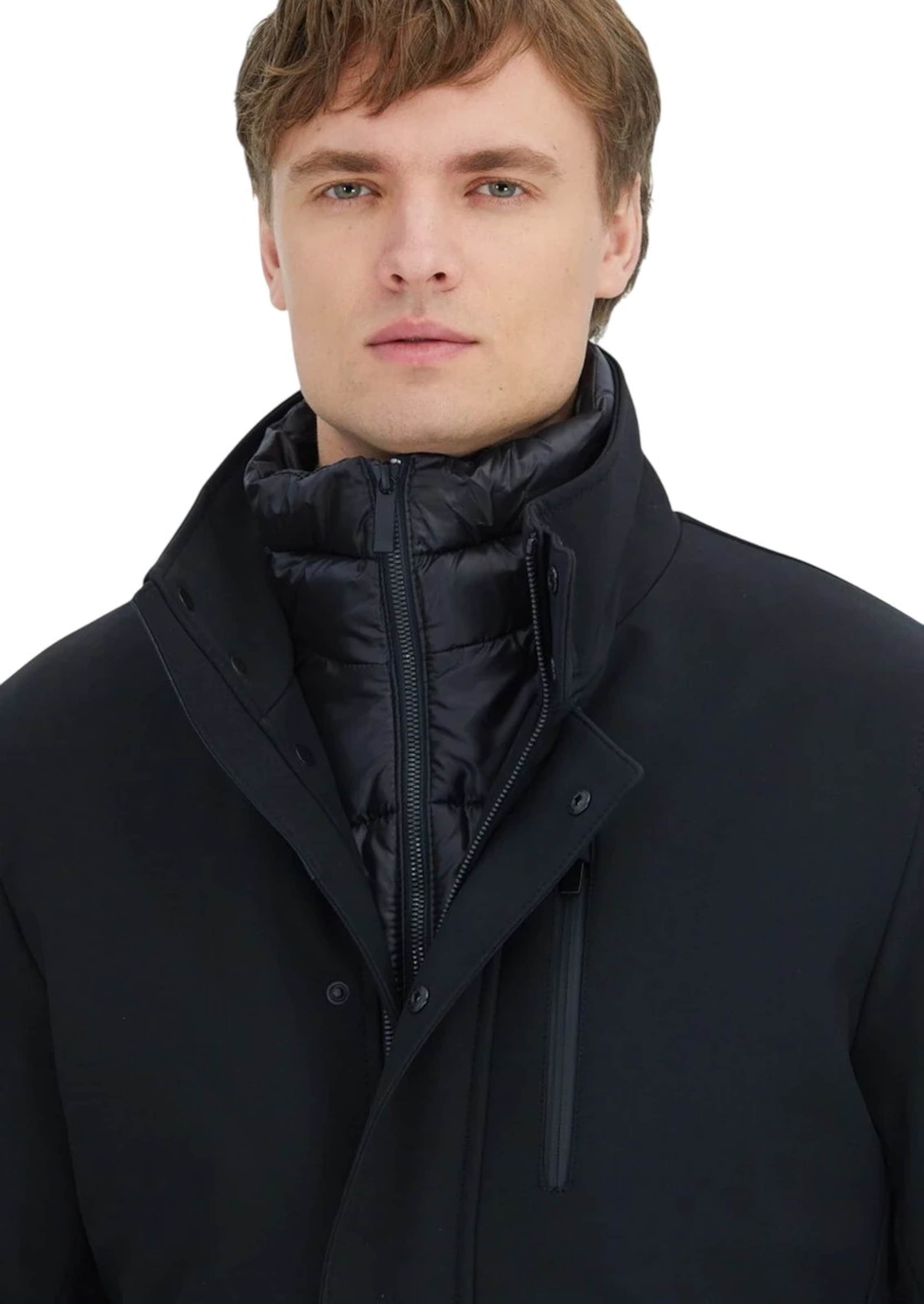 Ramsey Mantel in Schwarz