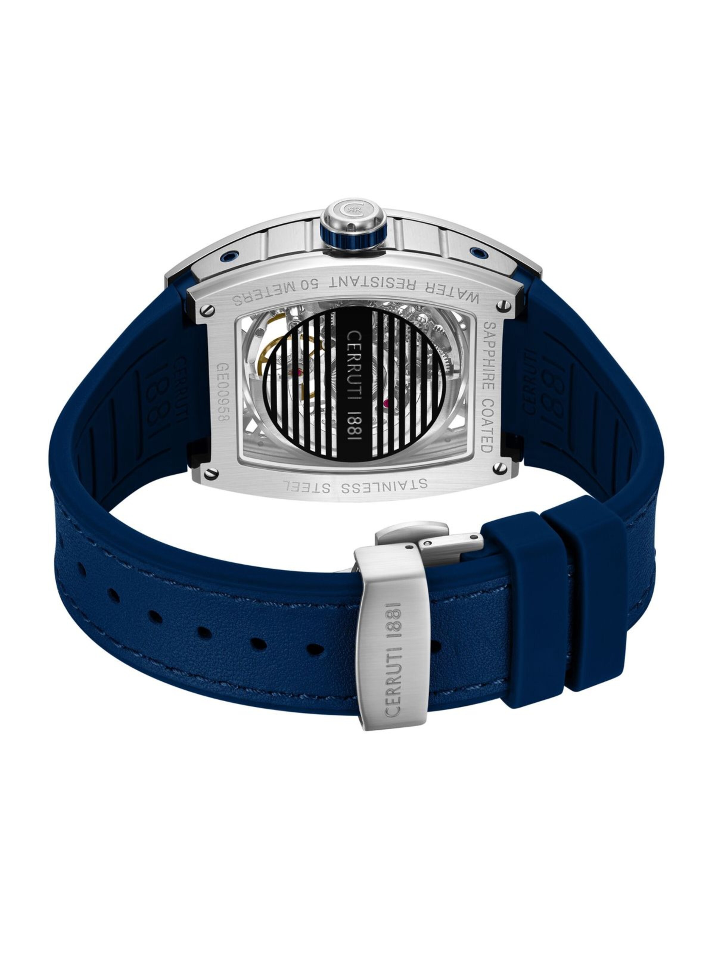 Montre à affichage analogique CERRUTI 1881 en bleu