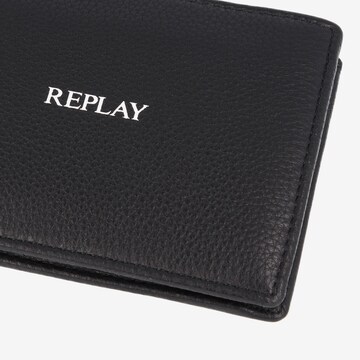 REPLAY Wallet in Black