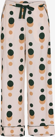 Cyberjammies - Pantalón de pijama 'Ember' en beige: frente