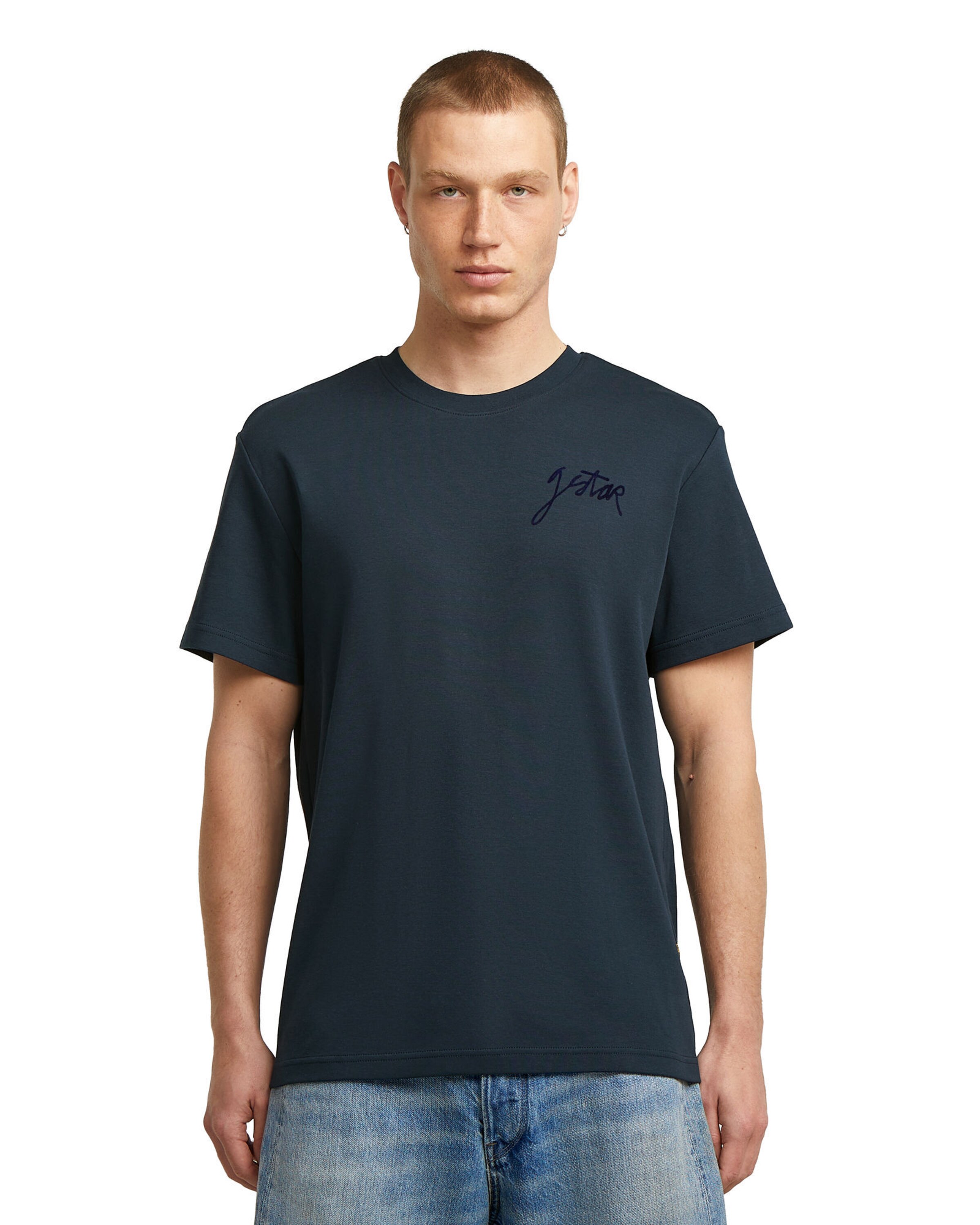 G-STAR T-Shirt in Blau: Vorderseite