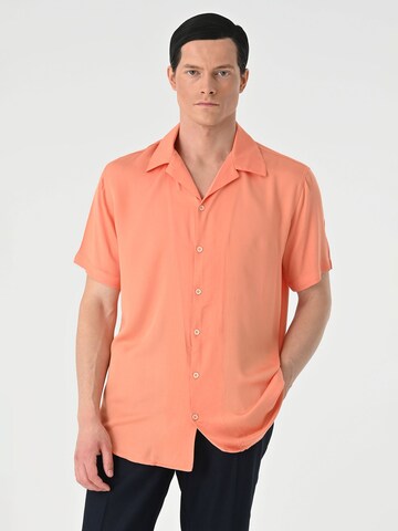 Coupe regular Chemise Antioch en orange