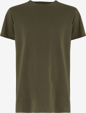 SELECTED T-Shirt 'SLHASPEN' in Grün: Vorderseite