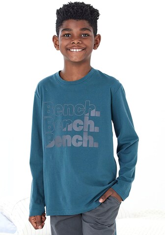 BENCH - Pijama 'LM LBG' em azul: frente