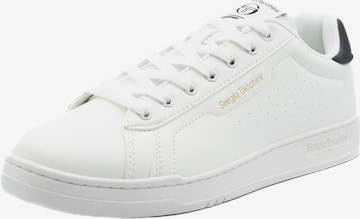 Sergio Tacchini Platform trainers 'Capri' in White: front