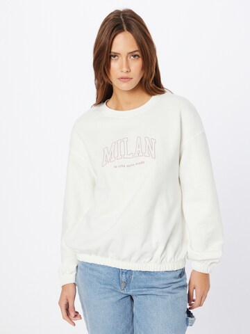 Sweat-shirt 'Milan' Dorothy Perkins en beige : devant