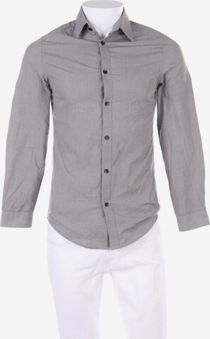 H&M Button Up Shirt in XS in Grey: front