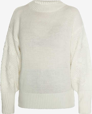 Usha Sweater in White: front