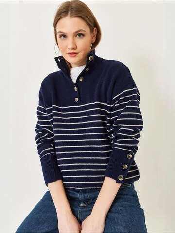 Pull-over Bianco Lucci en bleu
