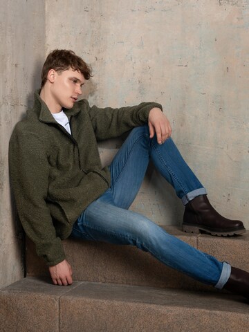 cut my fashion Fleece jacket 'Danas' in Green