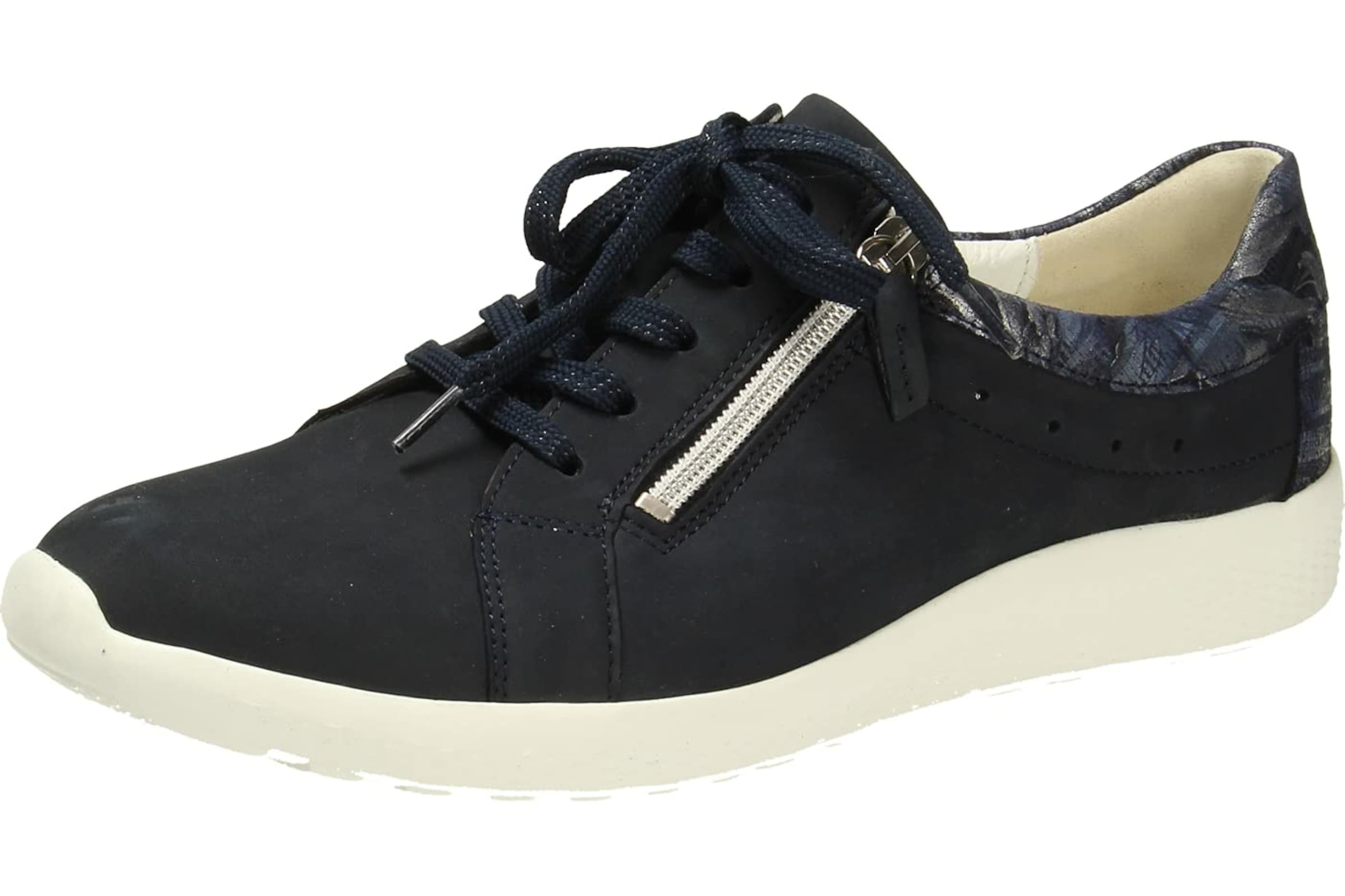 WALDLÄUFER Schnürschuh in Blau: Vorderseite