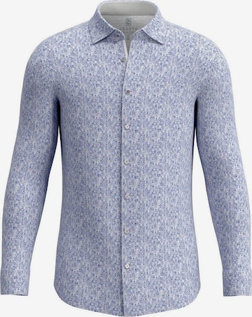 DESOTO Regular fit Overhemd in Blauw: voorkant