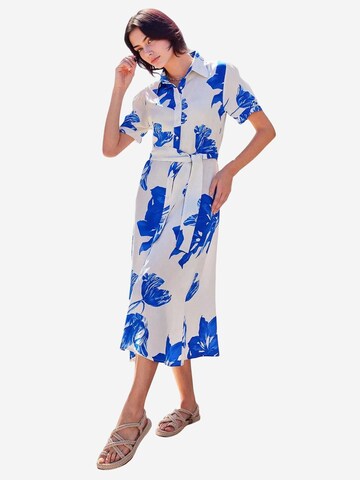 Abito camicia di Bigdart in blu: frontale