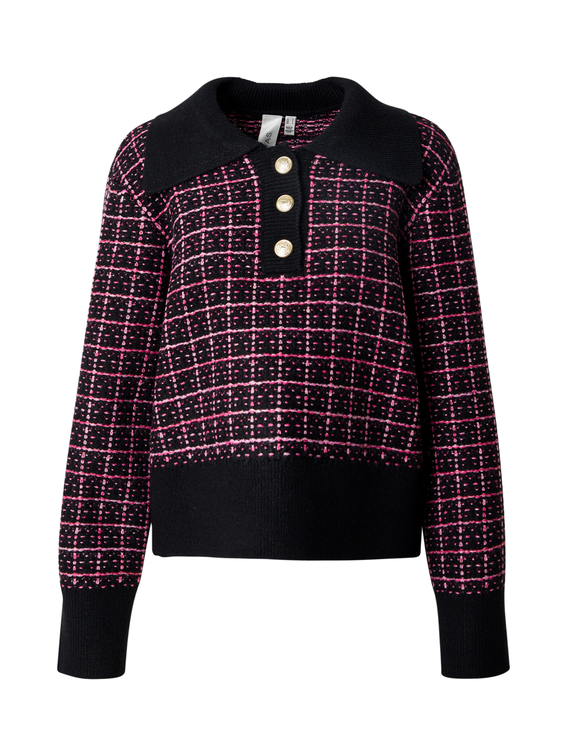 YAS Sweater in Black: front