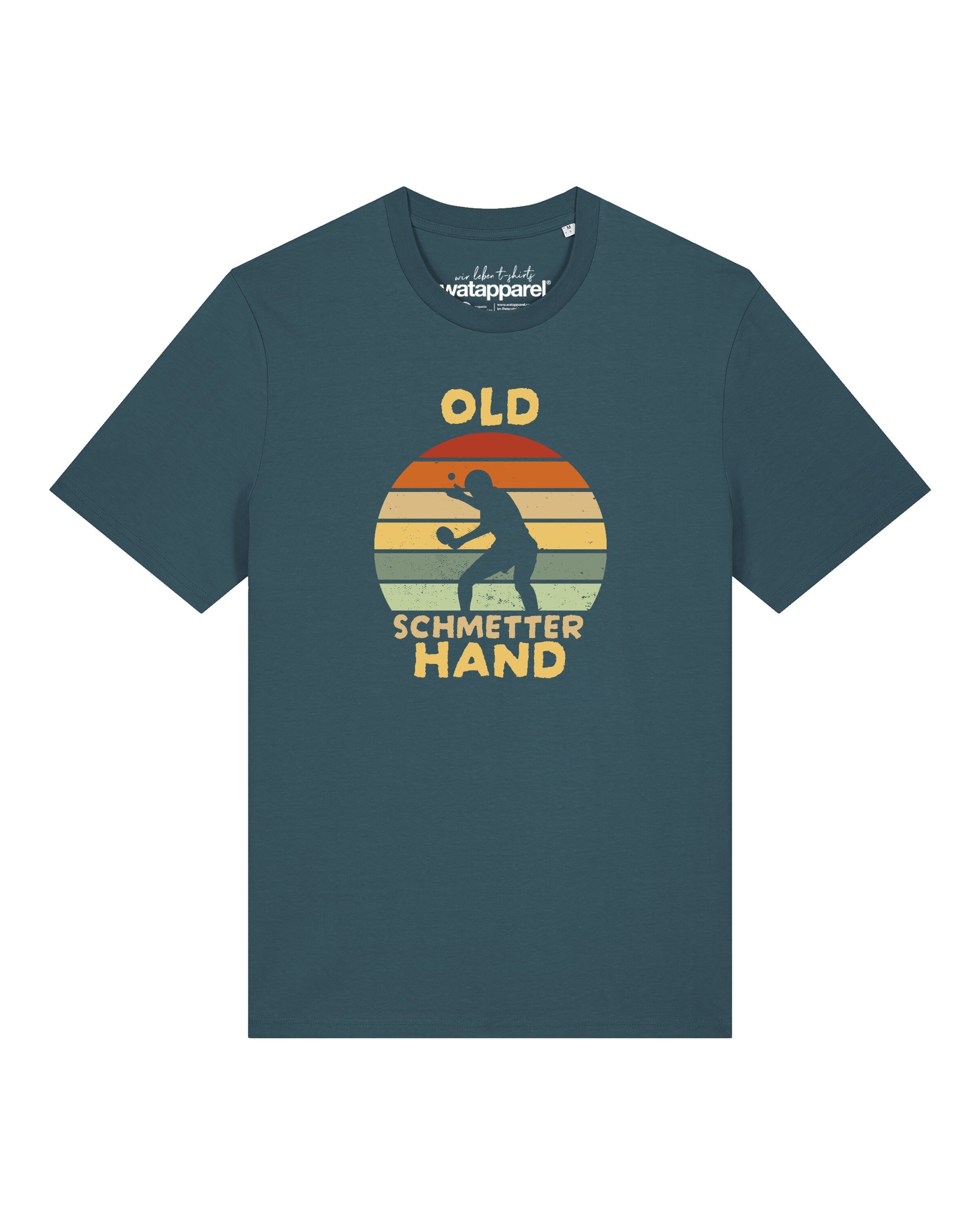 T-Shirt 'Old Schmetterhand' Watapparel en vert : devant